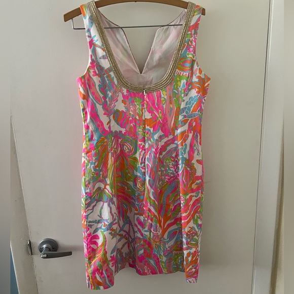 Lily Pulitzer Janice Shift Dress Scuba to Aruba - Picture 3 of 10